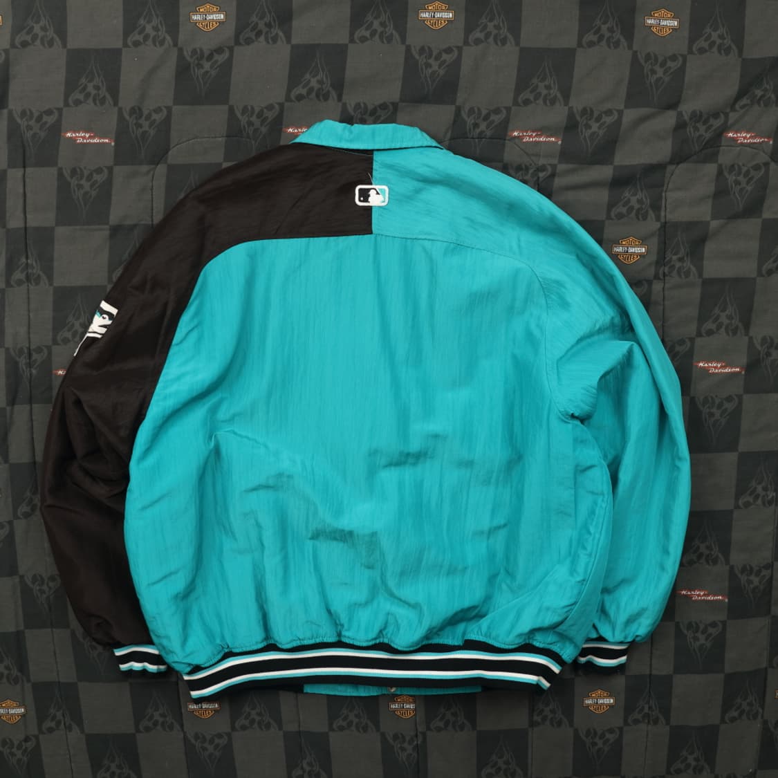 90S 스타터 플로리다 말린스 봄버 자켓 3XL B17 상품이미지5