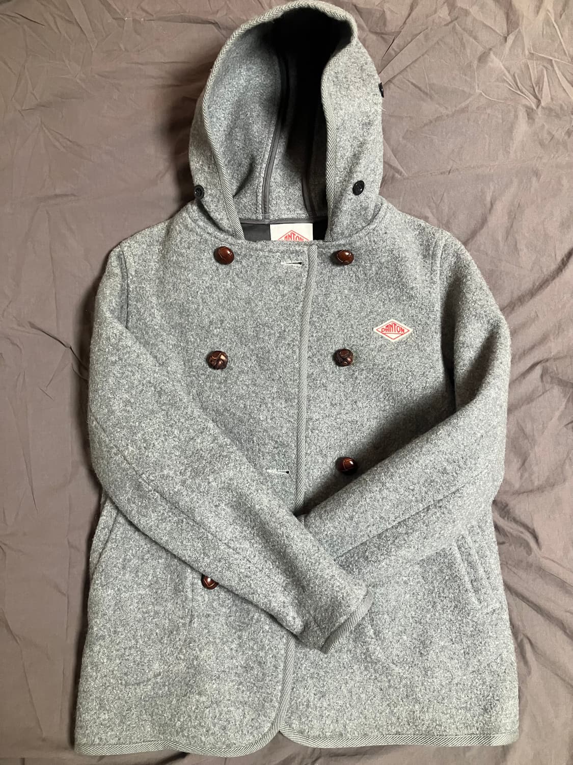 여성 단톤 더블버튼 울 코트 (36) 상품이미지6