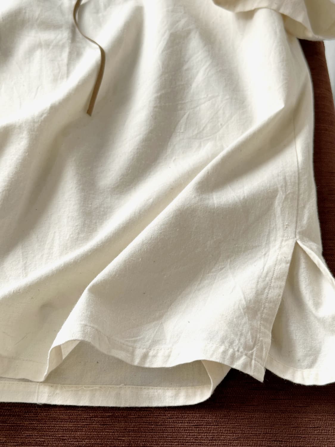 Natural cotton string design P/O shirt 상품이미지4
