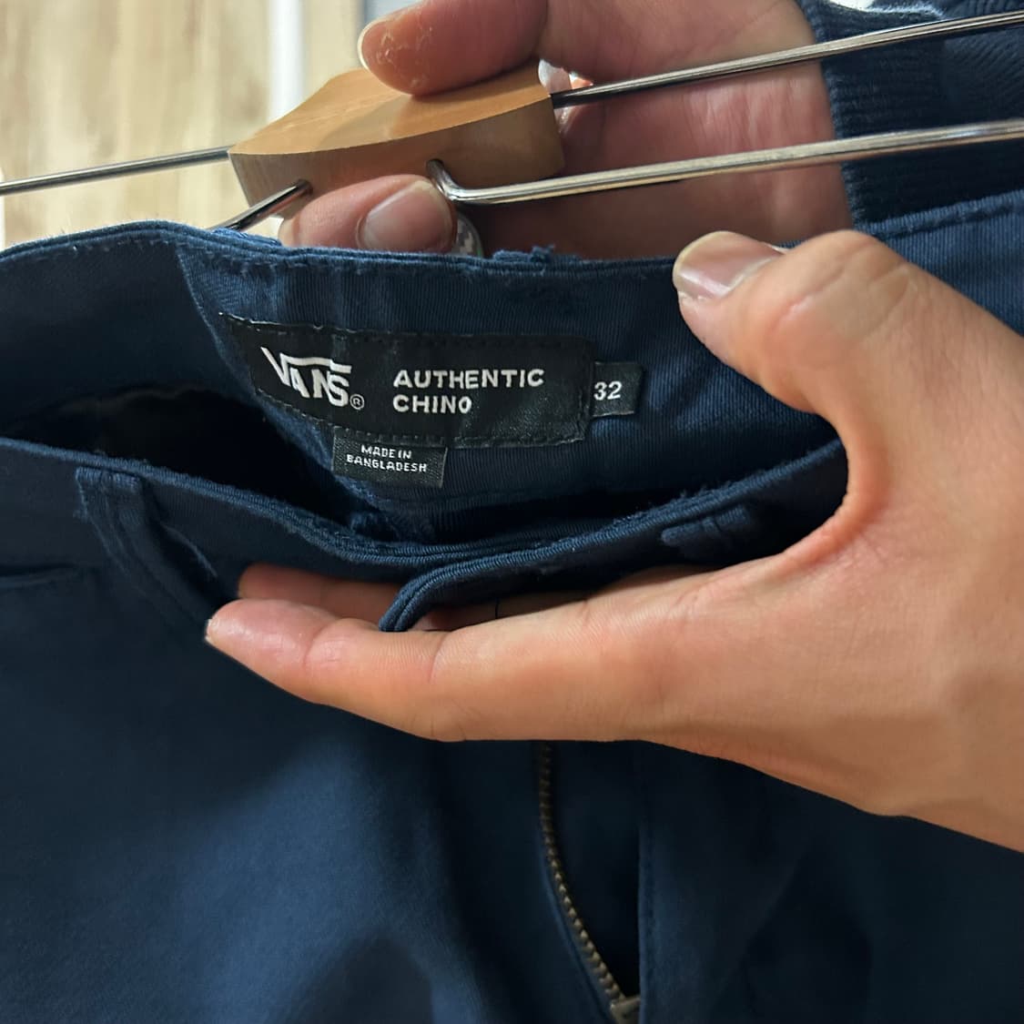 반스 어센틱 네이비 치노팬츠 32 상품이미지5
