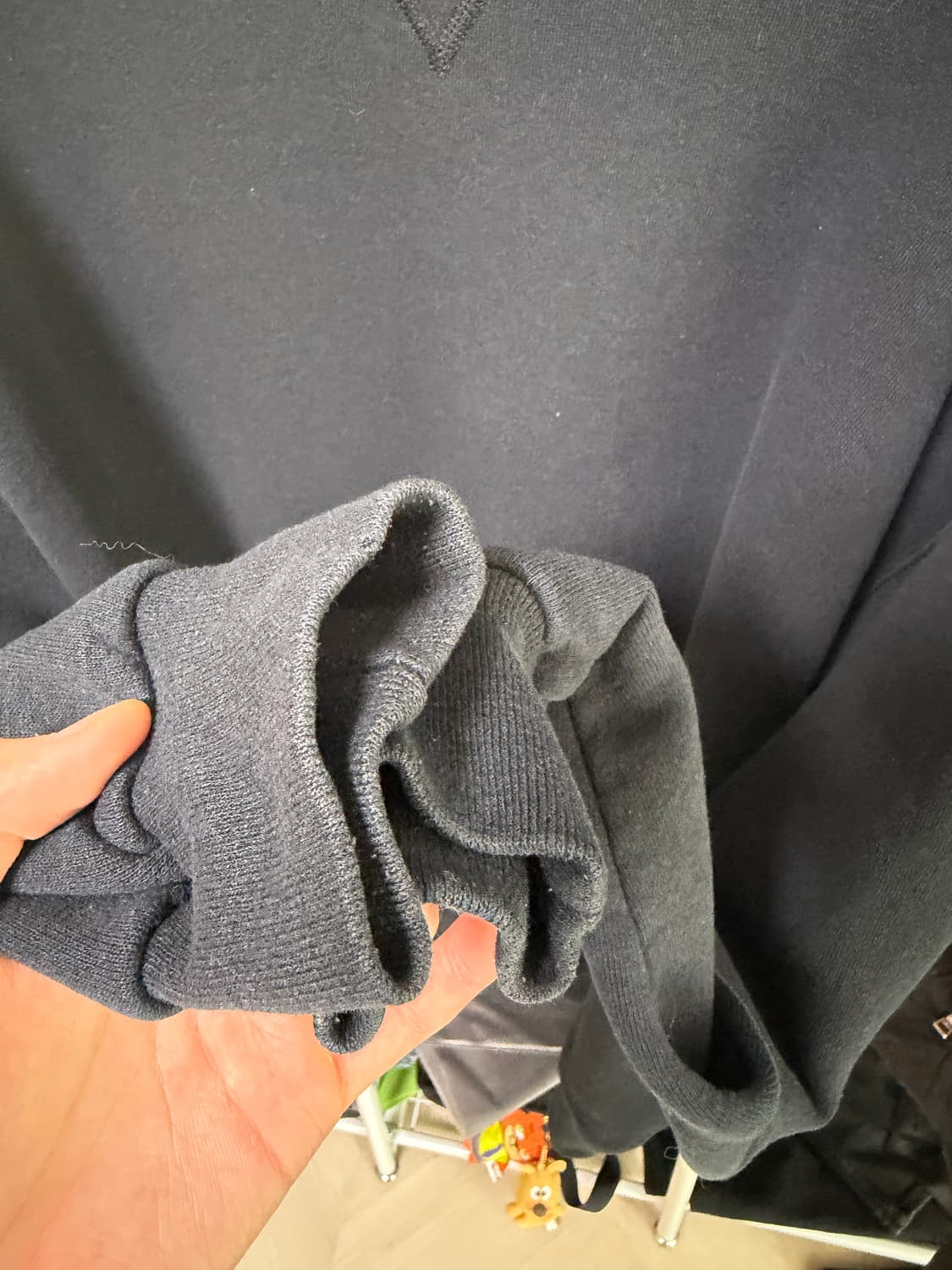 90s 러셀 빈티지 스웻셔츠 블랙 (LT) 상품이미지4