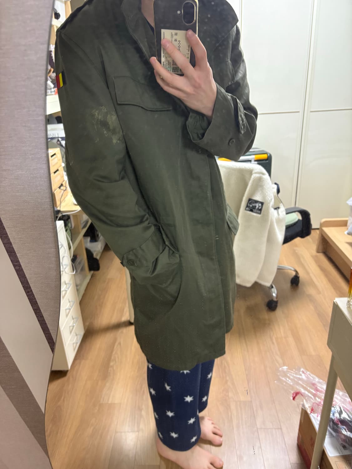 빈티지 벨기에군 자켓 상품이미지8