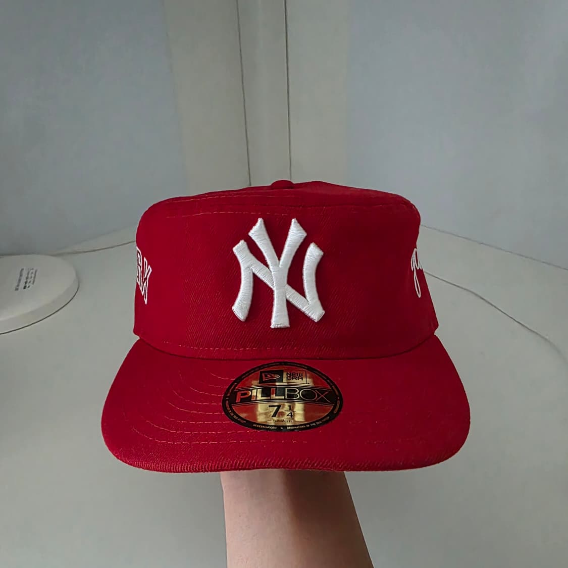 뉴에라 MLB 뉴욕 양키스 필박스 피티드캡 스칼렛 상품이미지1