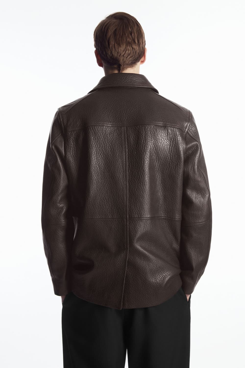 [코스] 칼라 그레인 레더 자켓 상품이미지8