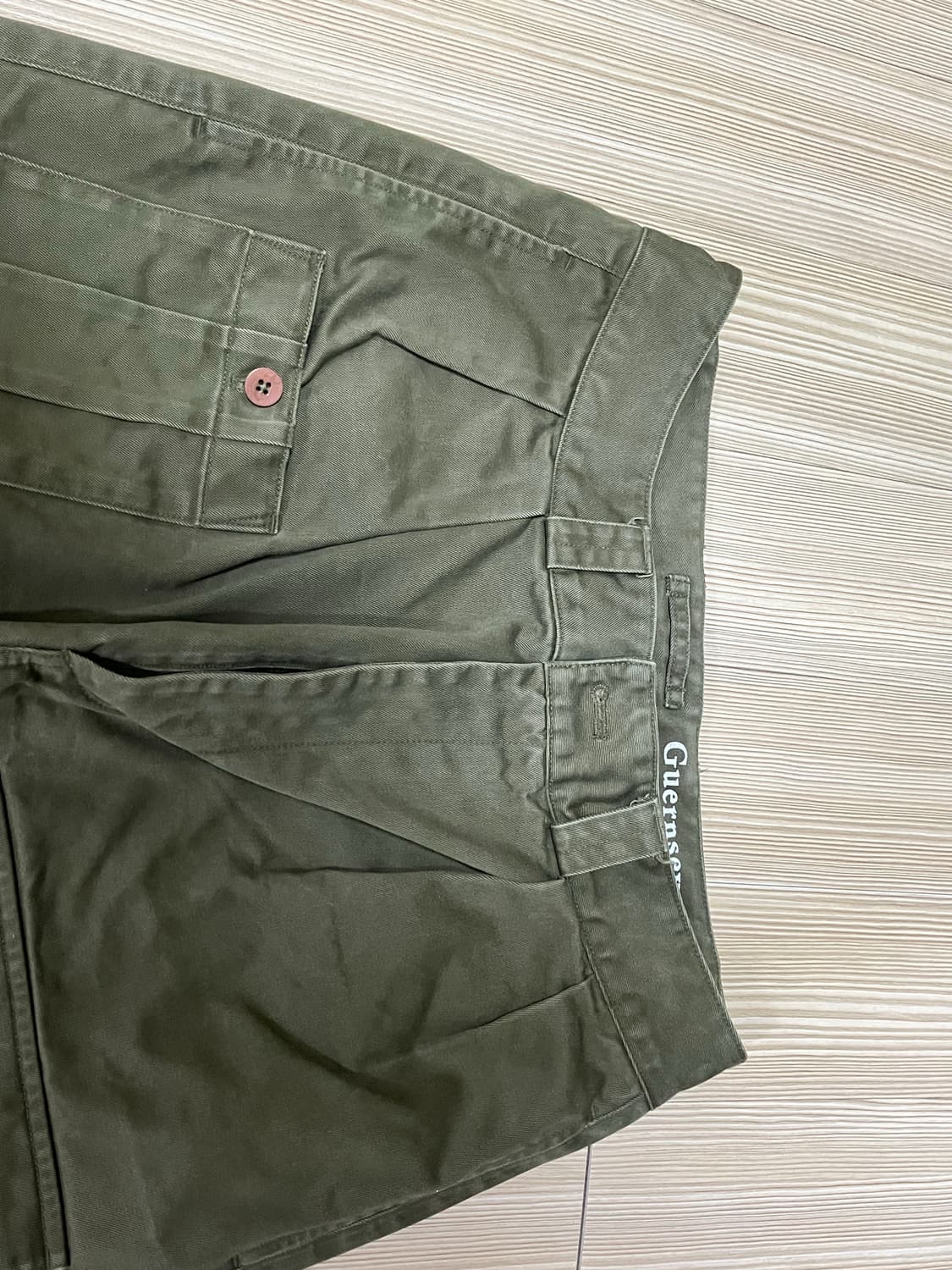 [건지 울른스] [건지 울른즈] 피셔맨 1952 브리티쉬 팬츠 올리브 상품이미지7