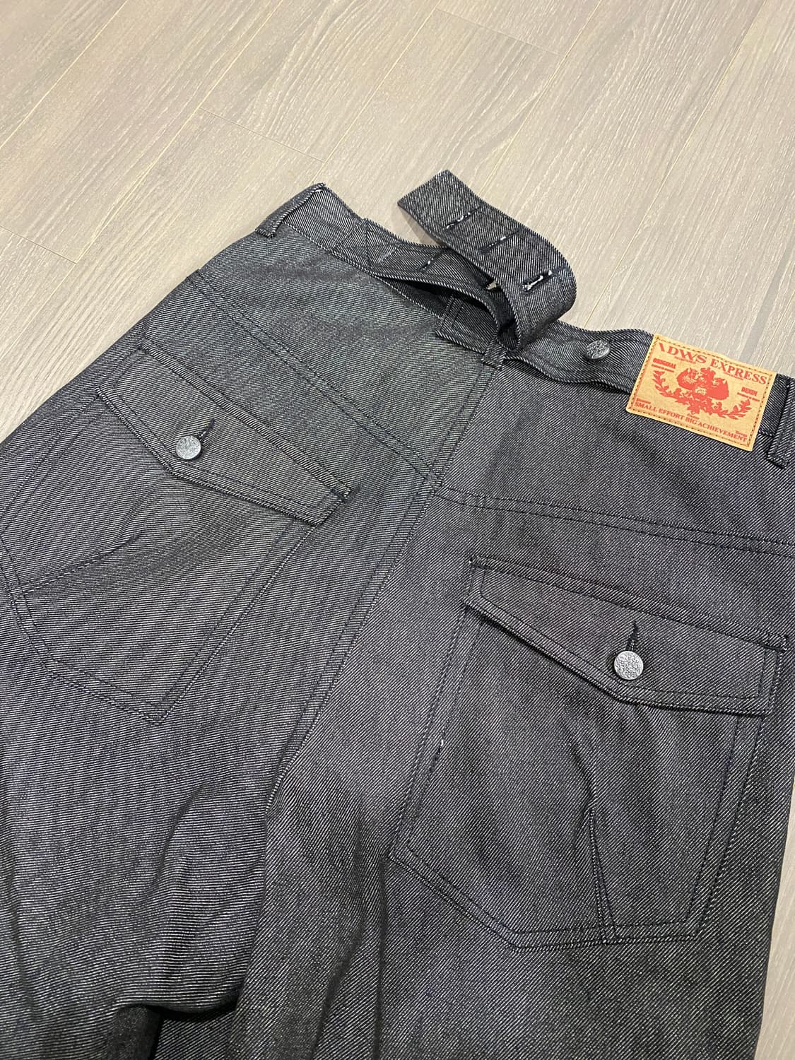 아이돈워너셀 데님팬츠 블랙 사이즈0 상품이미지5