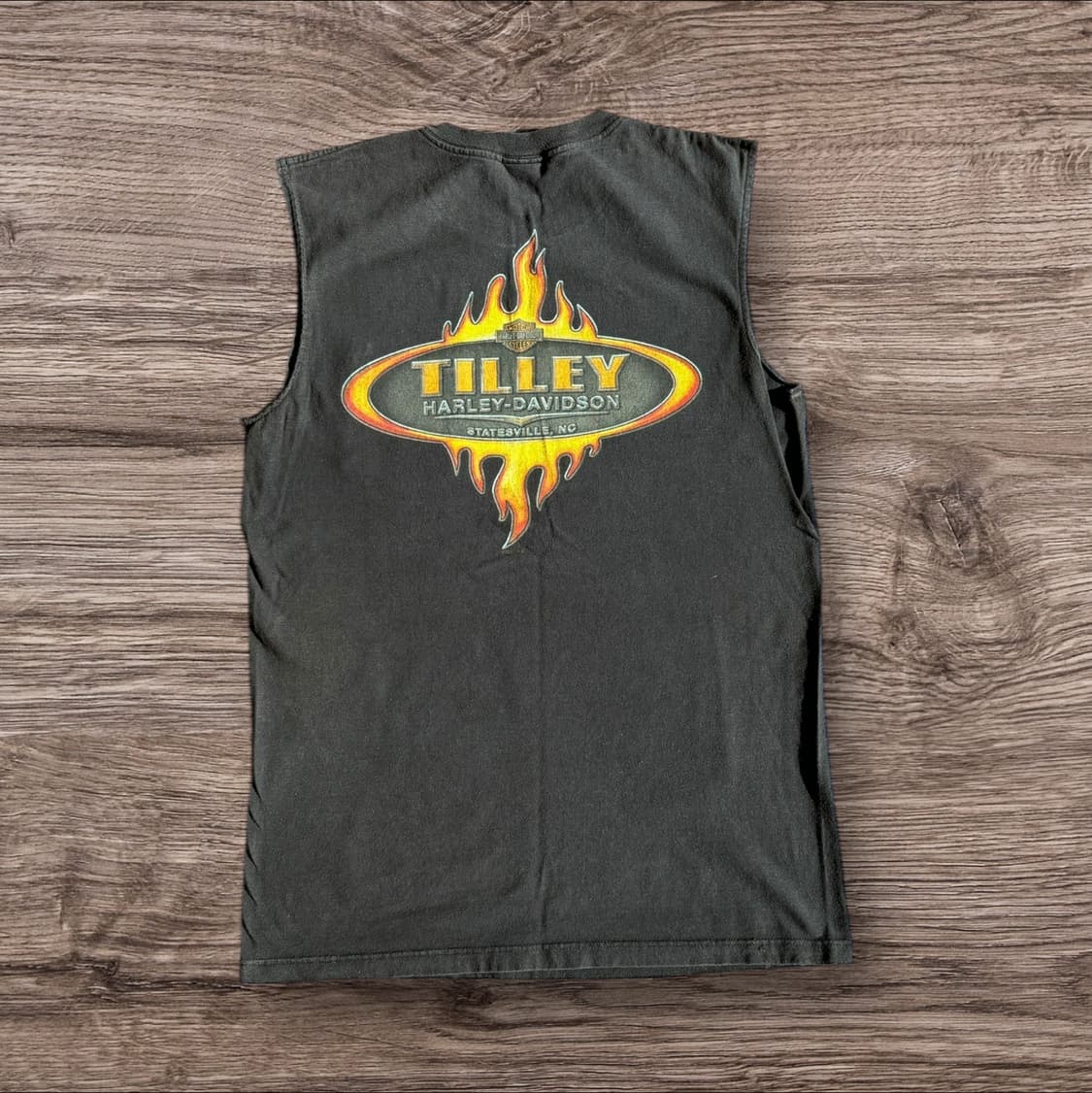 00s Harley Davidson TILLEY Sleeveless 상품이미지3