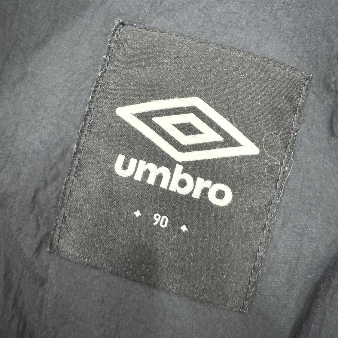 S(95~100) 엄브로 사이드라인 블랙 후드 패딩 자켓 상품이미지8