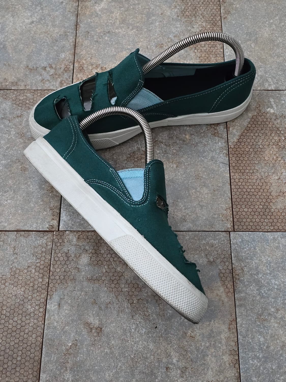 (265)꼼데가르송 옴므 플러스 데미지 슬립온  상품이미지4