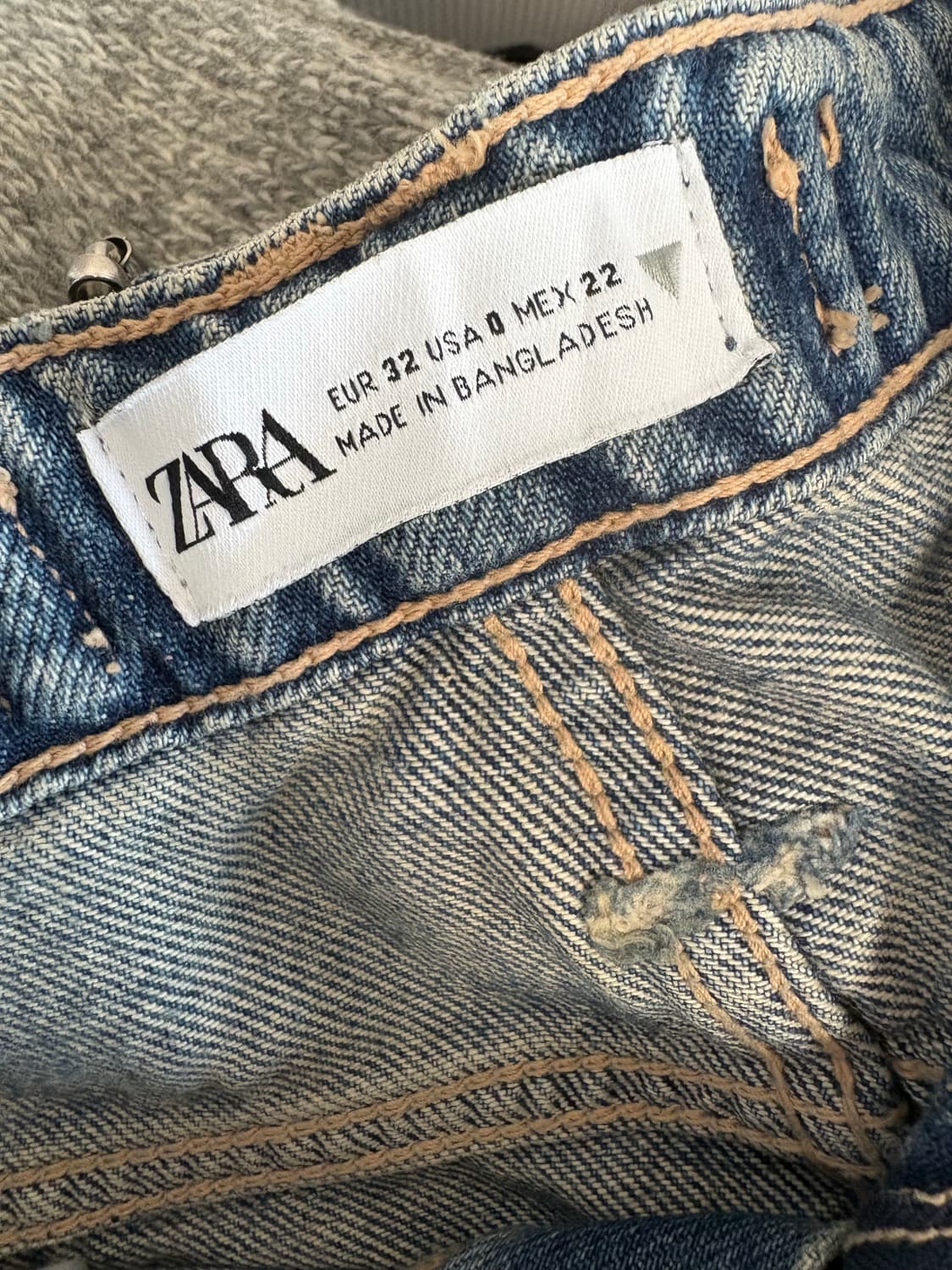 ZARA 자라 멀티 포켓 와이드 카고 데님 상품이미지5