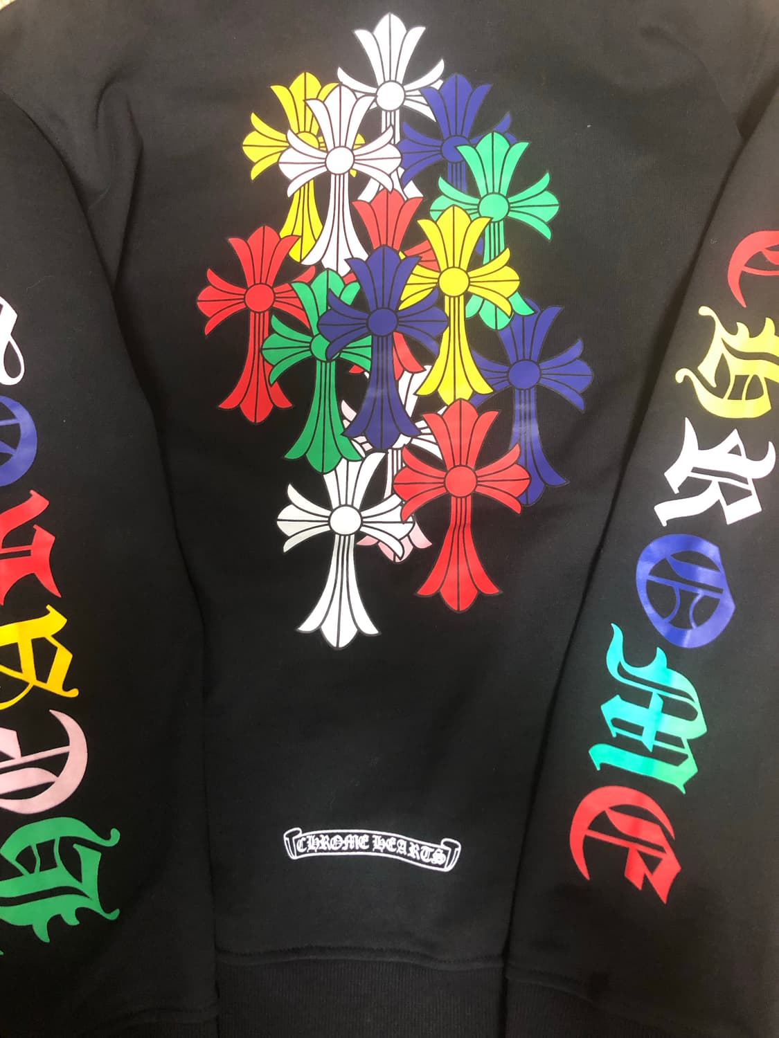 정품)크롬하츠 멀티 크로스 후드 블랙 상품이미지1