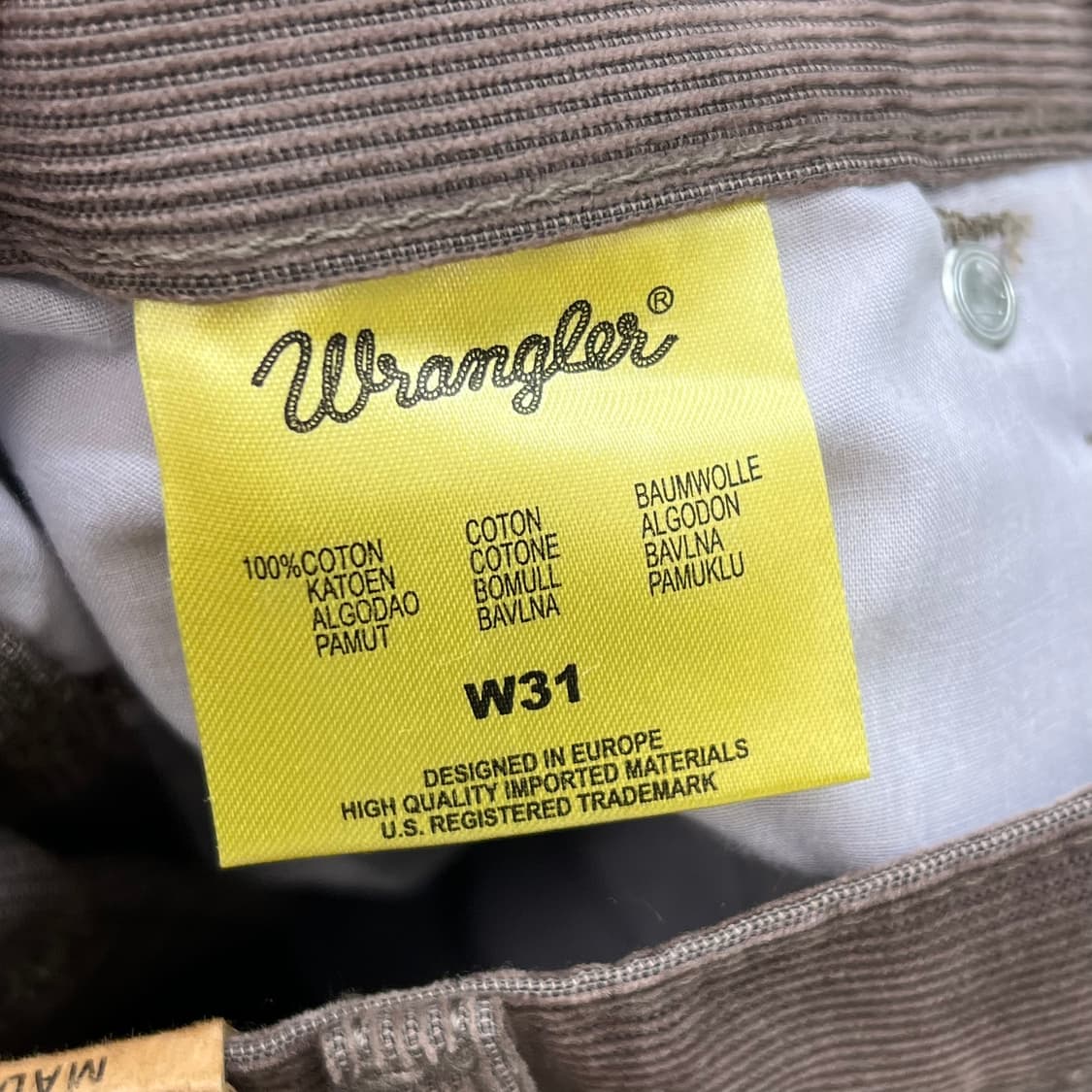 랭글러 코듀로이 팬츠 r2612 상품이미지7