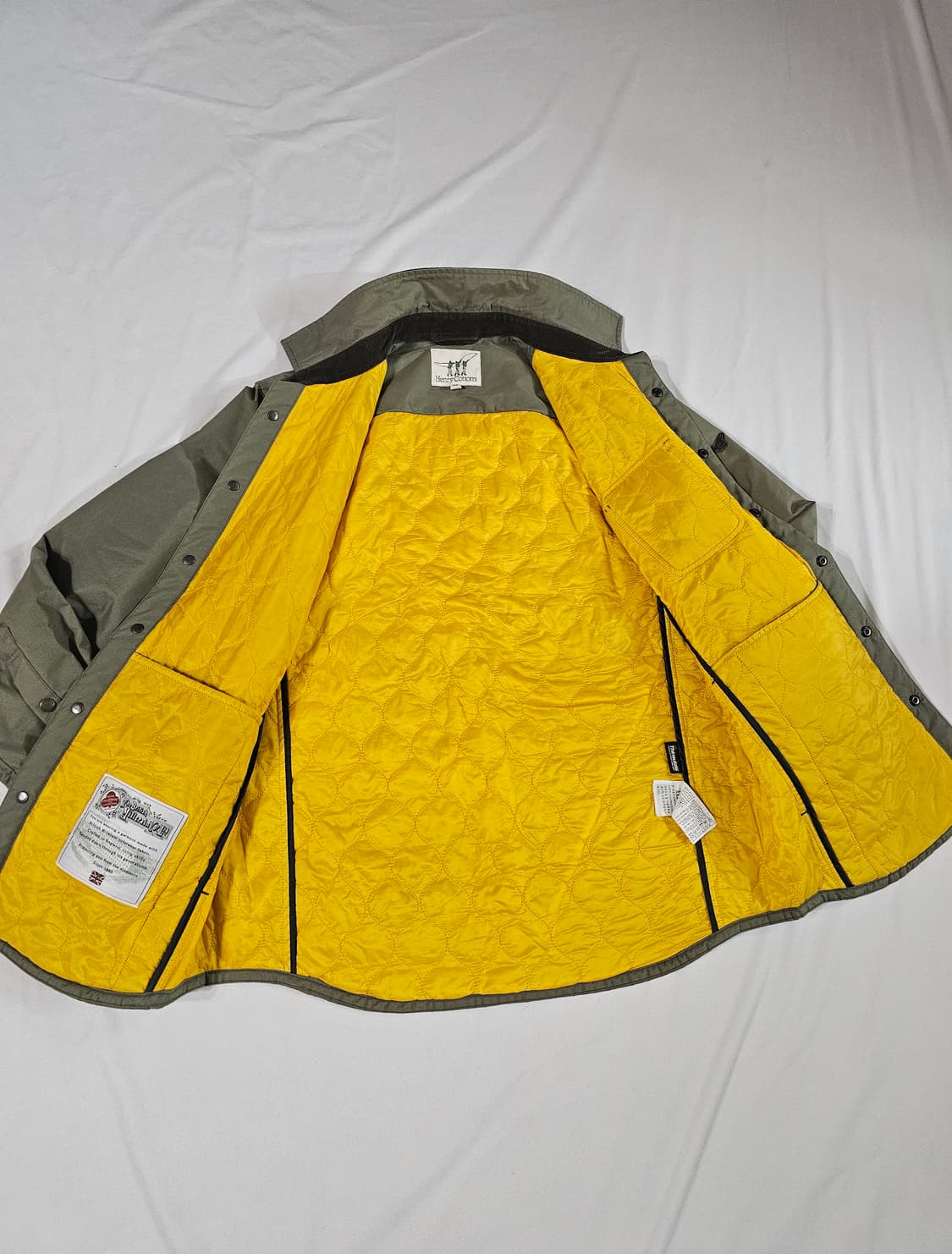 [100] 코오롱 남성 헨리코튼 솔리드 아우터형 패딩 셔츠 자켓 상품이미지5