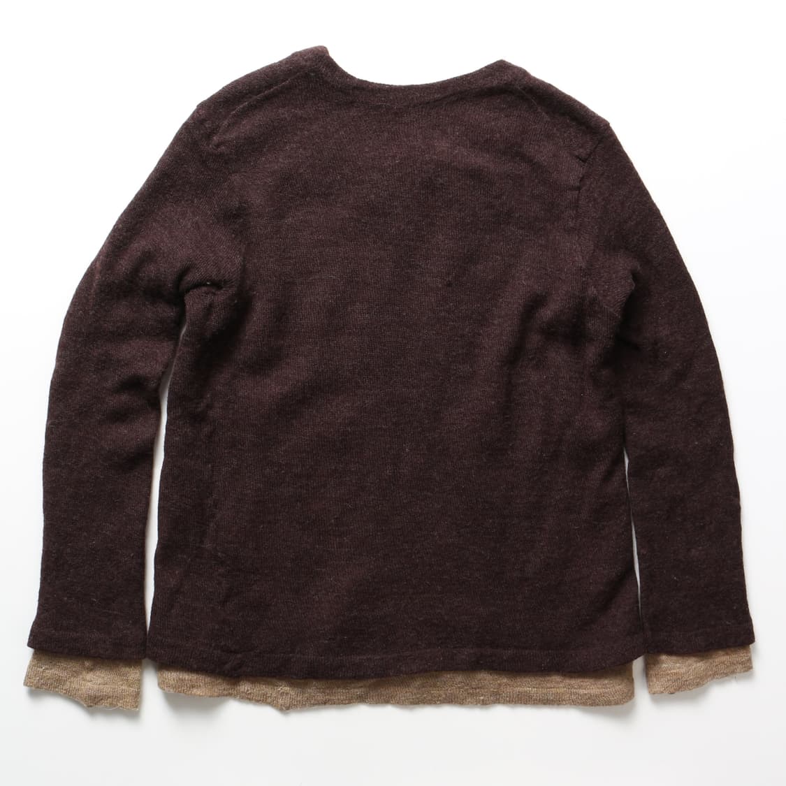 요지야마모토 레이어드 울 니트   상품이미지4