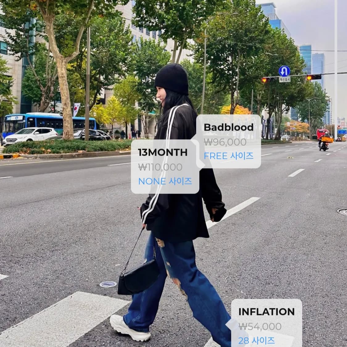 배드블러드 맨투맨 상품이미지4