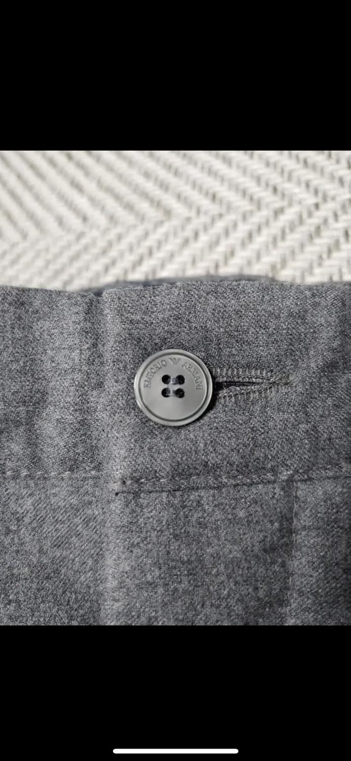 엠포리오 아르마니 이탈리아 메이드 그레이 슬랙스 상품이미지4