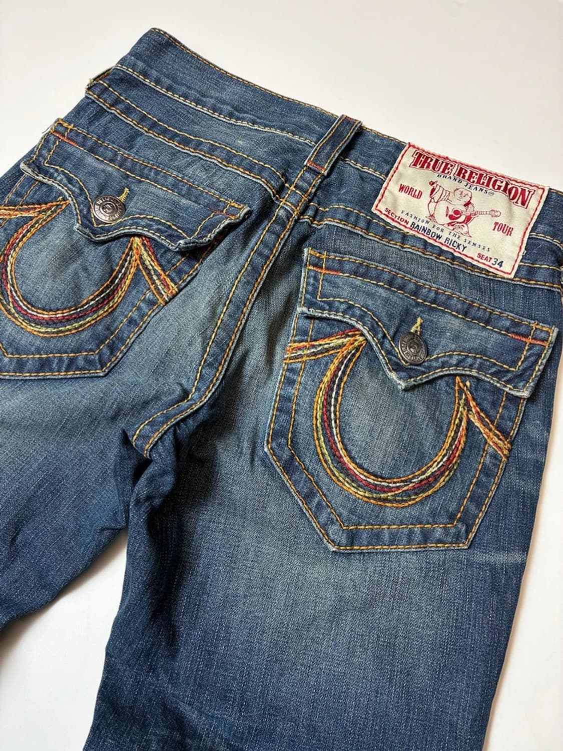 트루릴리젼 00's Y2K 스트레이트 데님 팬츠 PN8347 상품이미지7