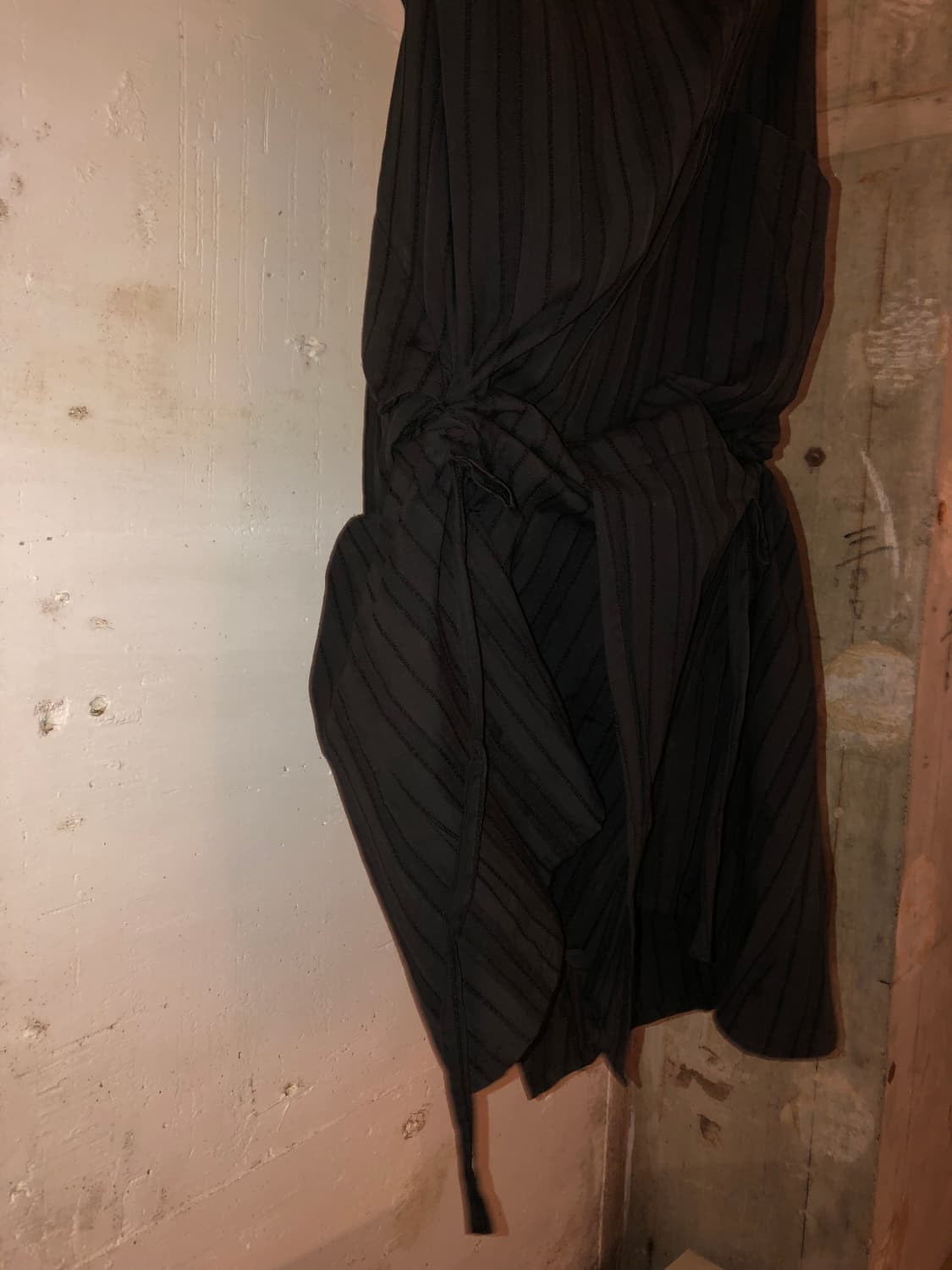 Muted Stripe Layered Asymmetric Skirt 상품이미지6