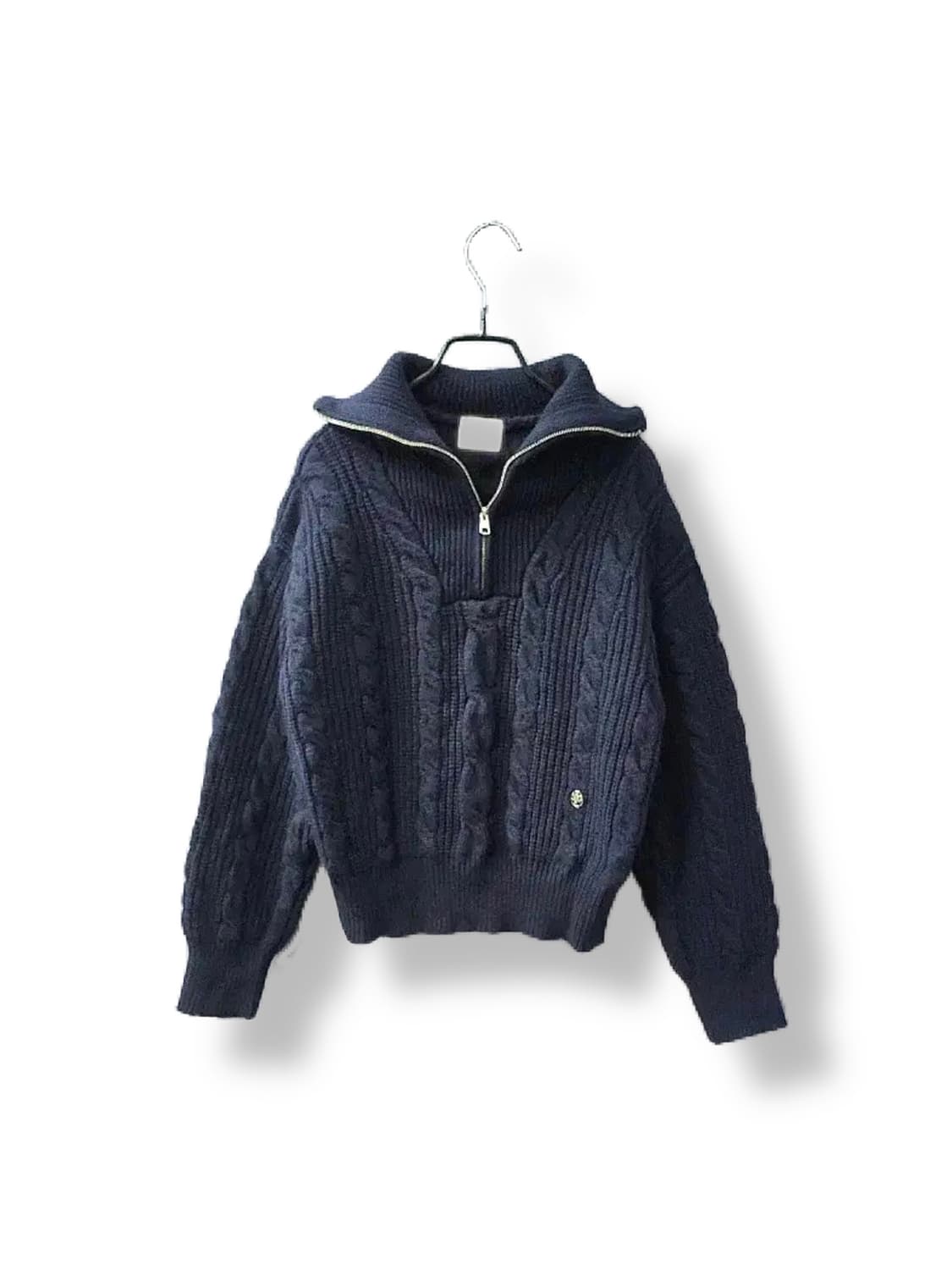 마리떼 프랑소와저버 풀오버 꽈배기 반집업 니트 상품이미지1