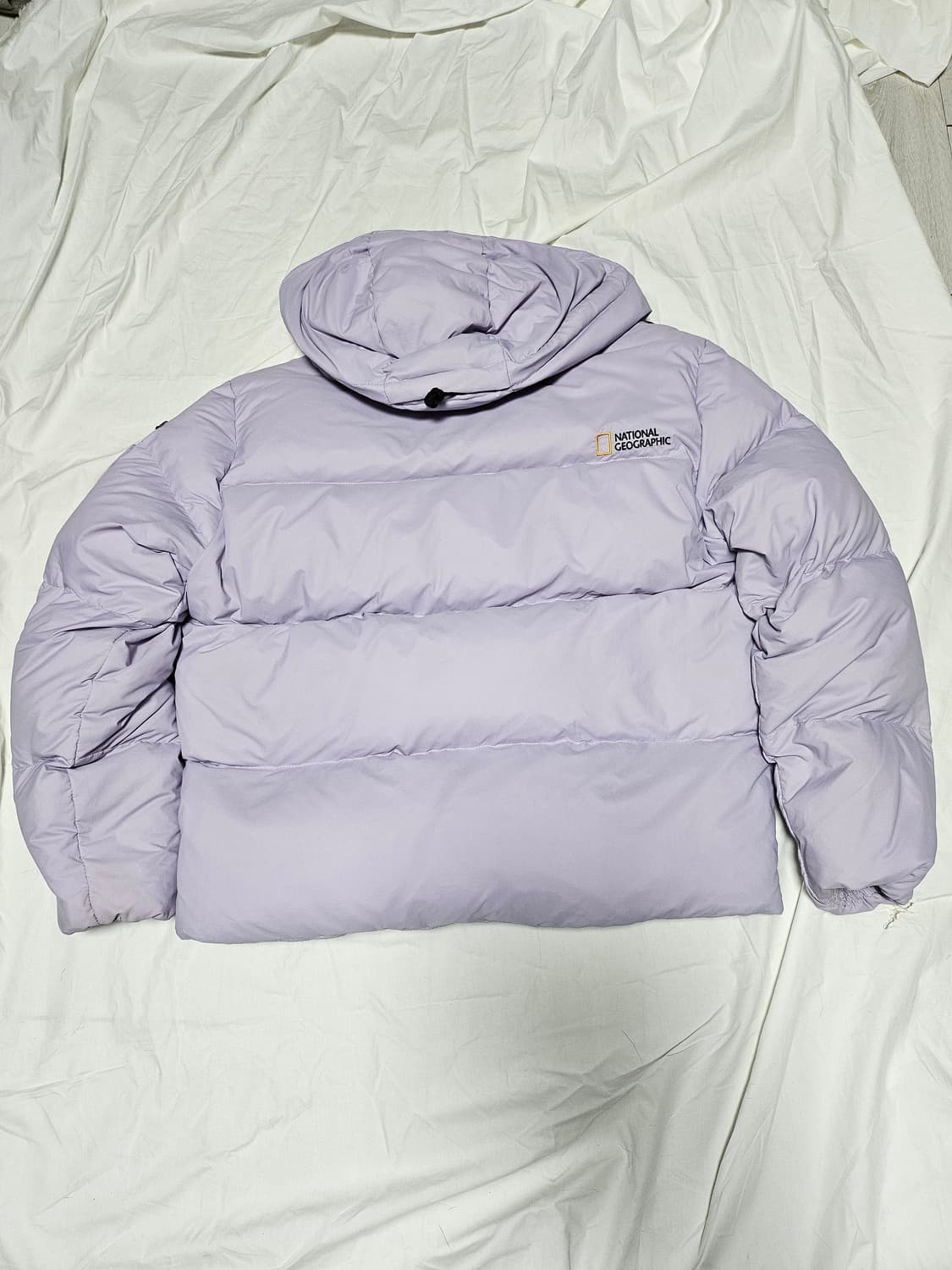 내셔널지오그래픽 구스 숏패딩 연보라 S 상품이미지2