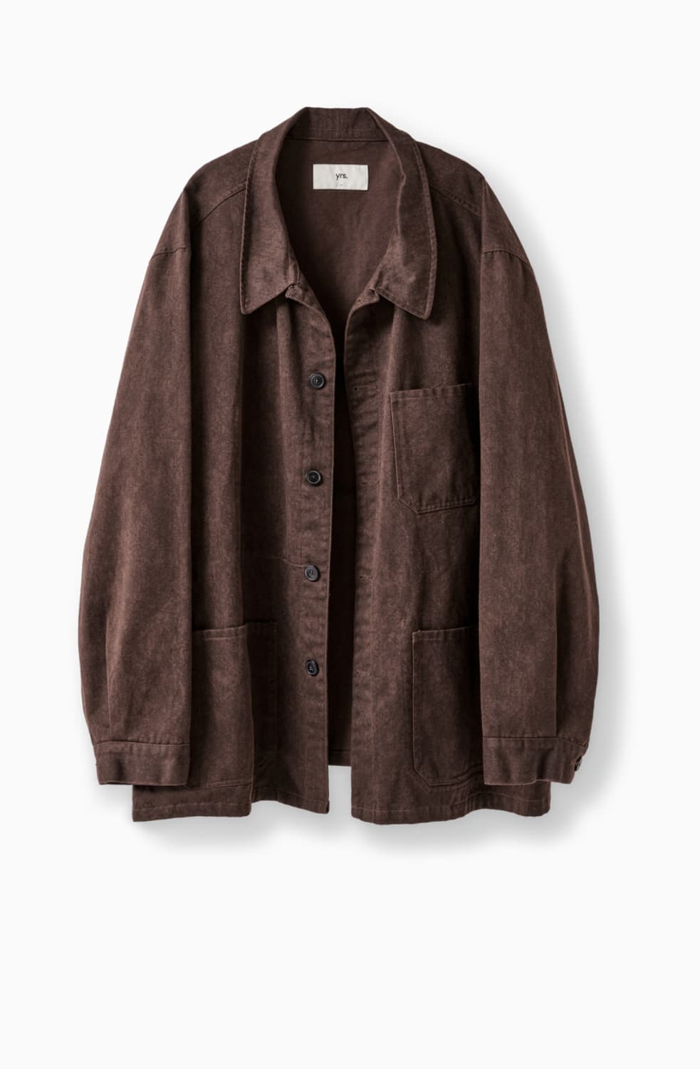 [1/S] 이얼즈어고 25fw 코튼 프렌치 워크자켓 브라운 상품이미지1