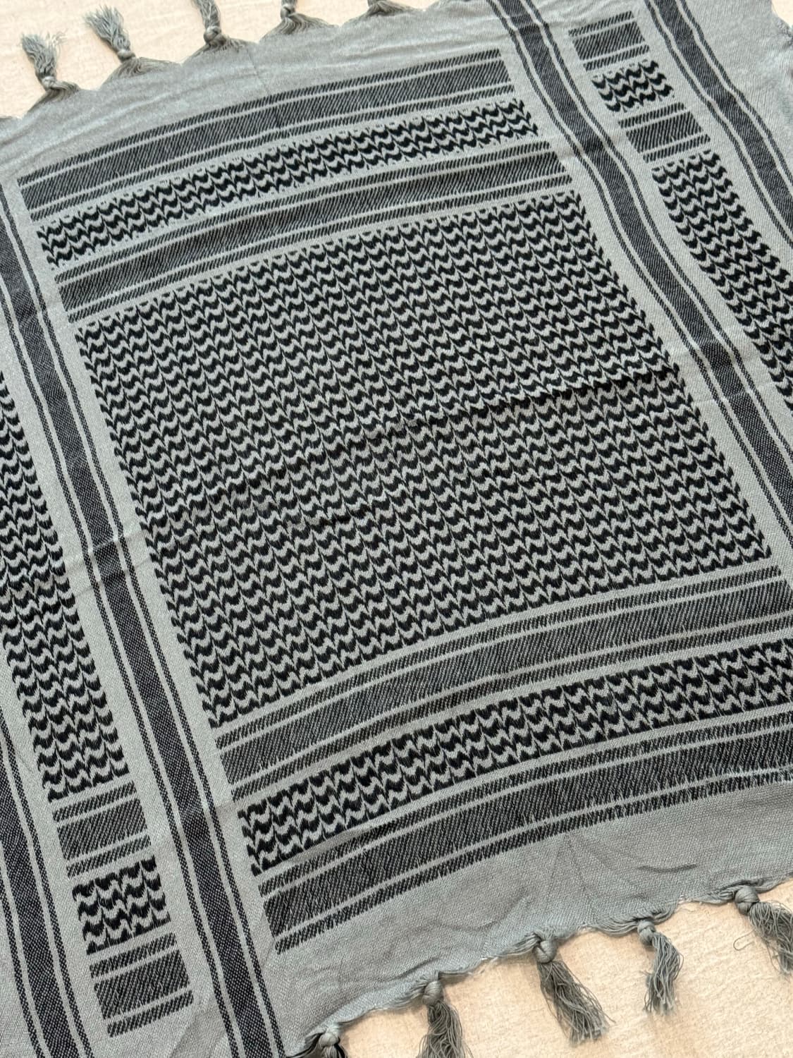 언더커버 웨이브 프린지 스카프 상품이미지5