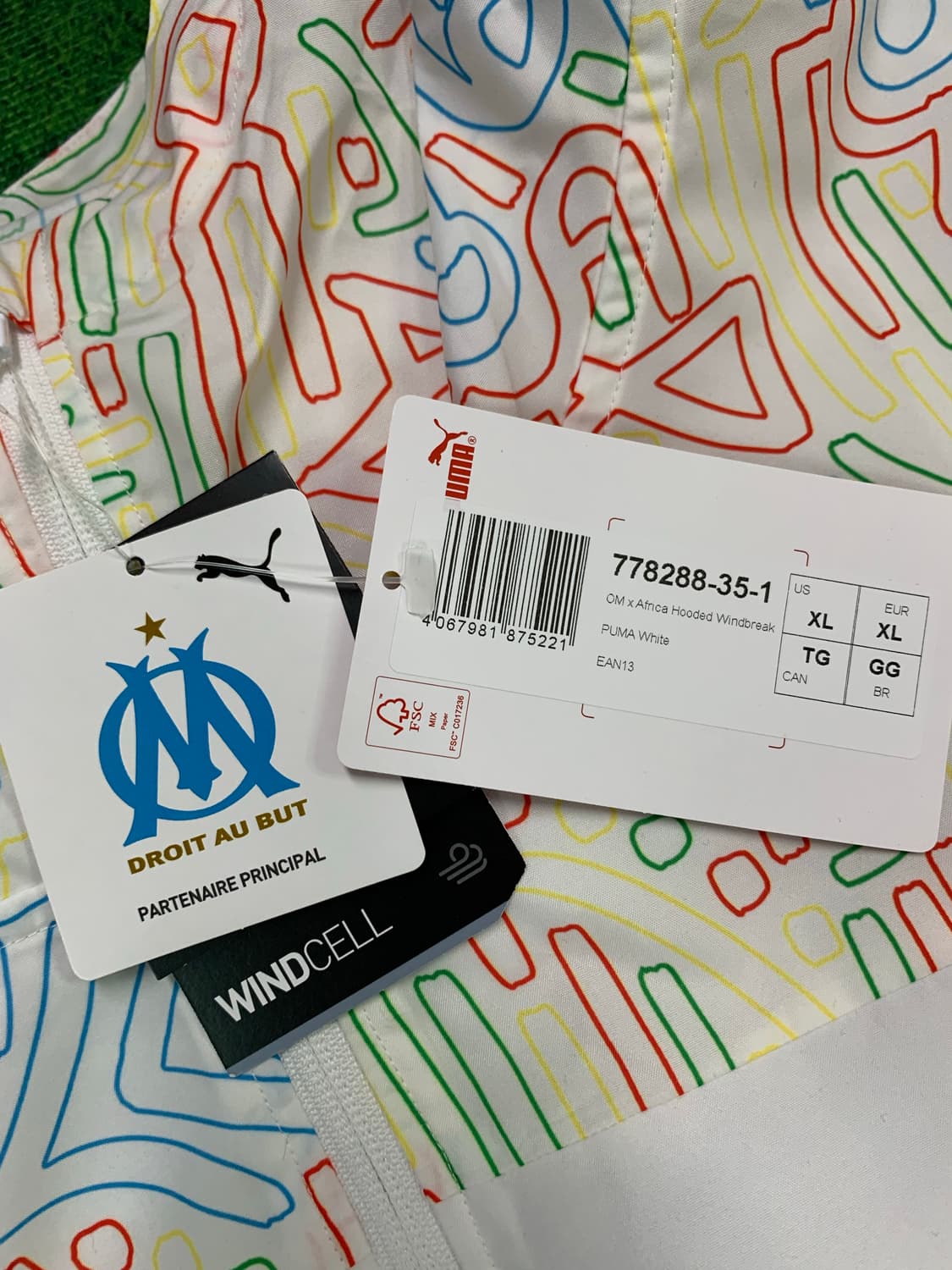 🧧추석할인🧧 마르세유 푸마x아프리카 바람막이 XL 상품이미지8