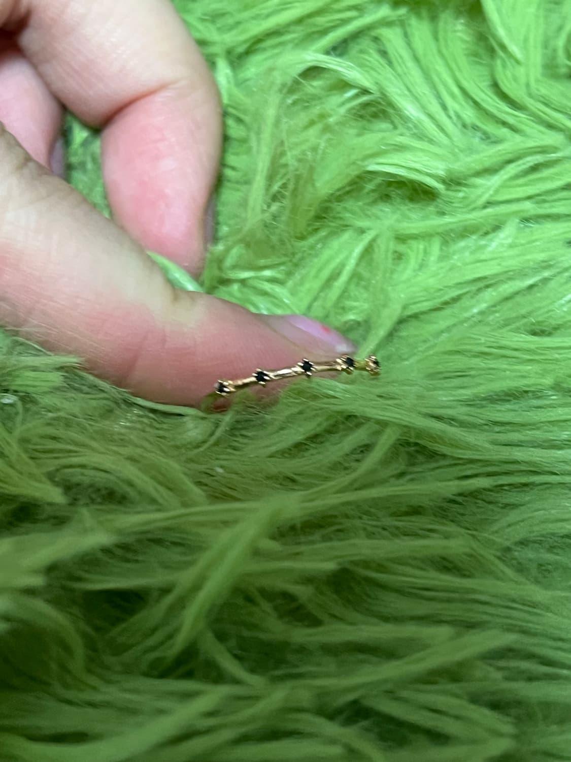 블랙 큐빅 반지 13호 상품이미지4