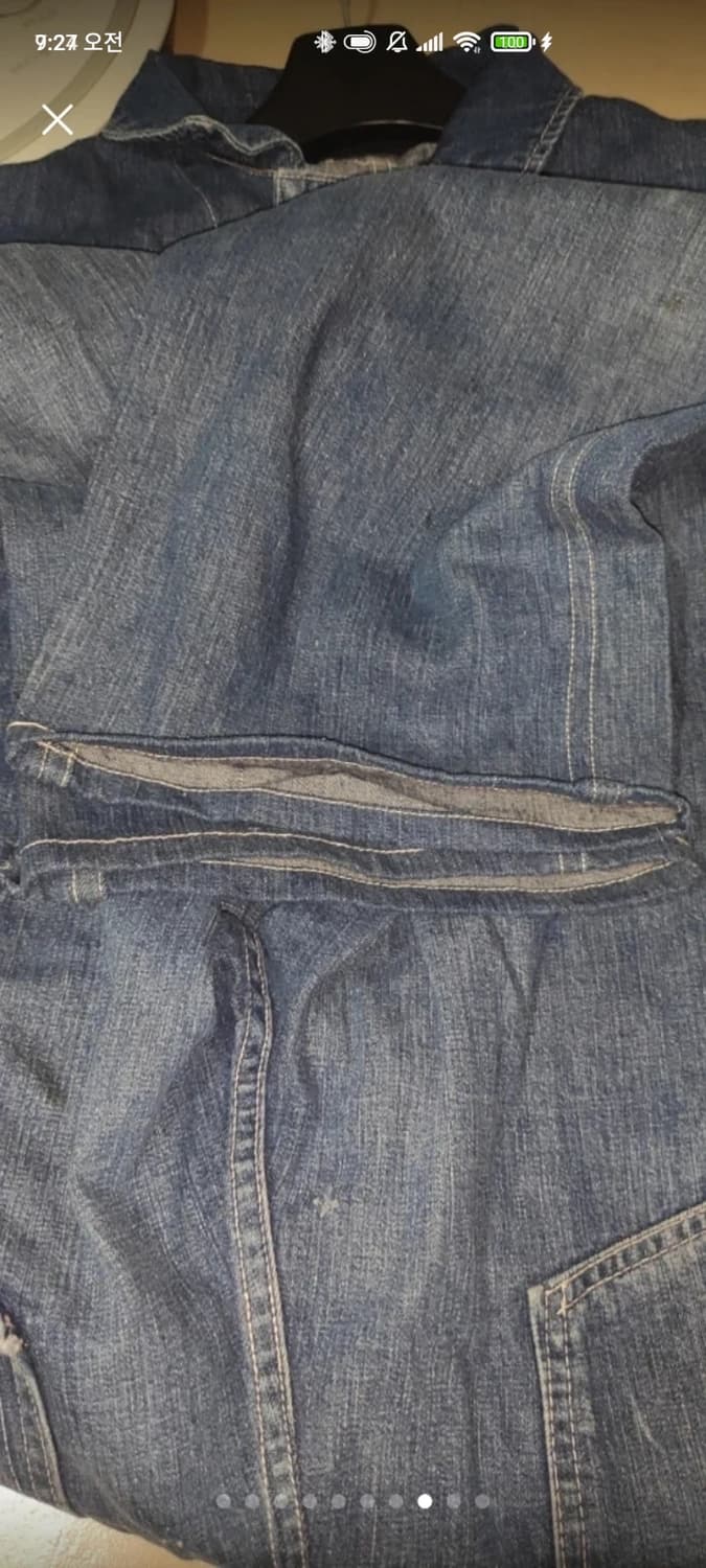 40s ww2 미군 13스타 버튼 데님 올인원 상품이미지8