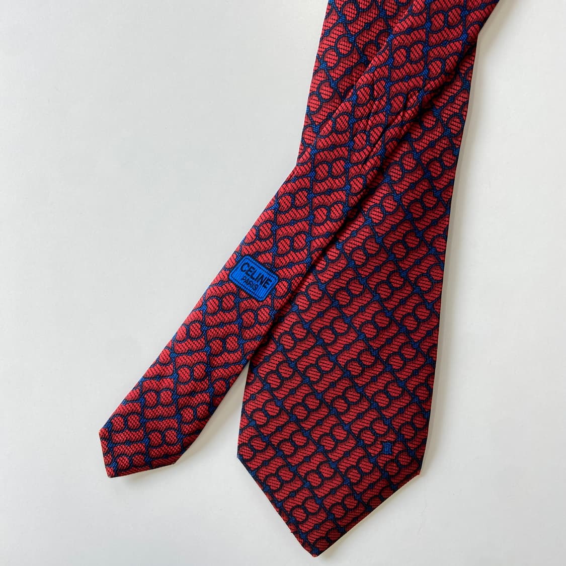 셀린느(celine) 심플로고 명품 정품 넥타이 상품이미지2