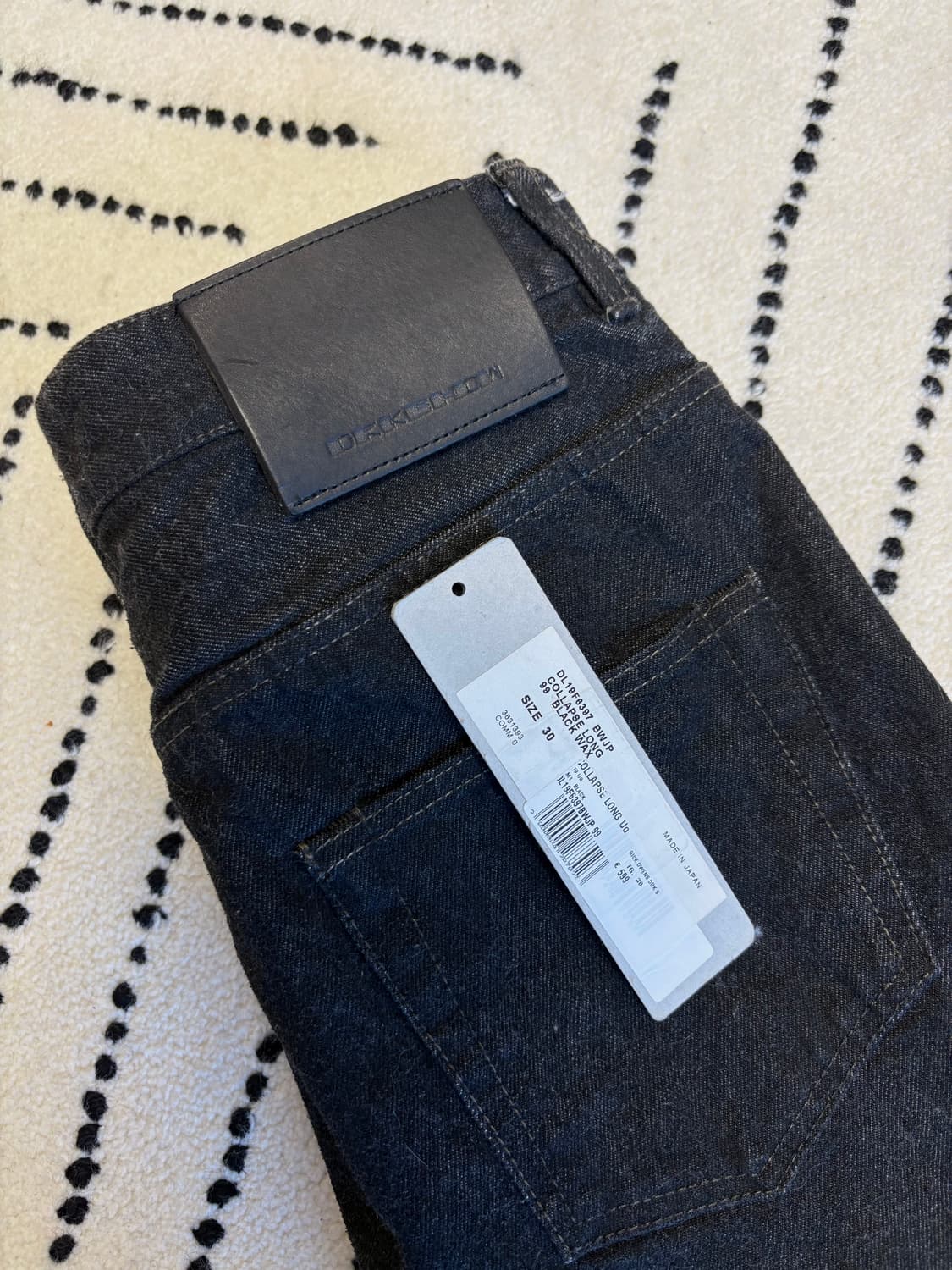 릭오웬스 다크쉐도우 콜랩스 왁스 진 상품이미지3