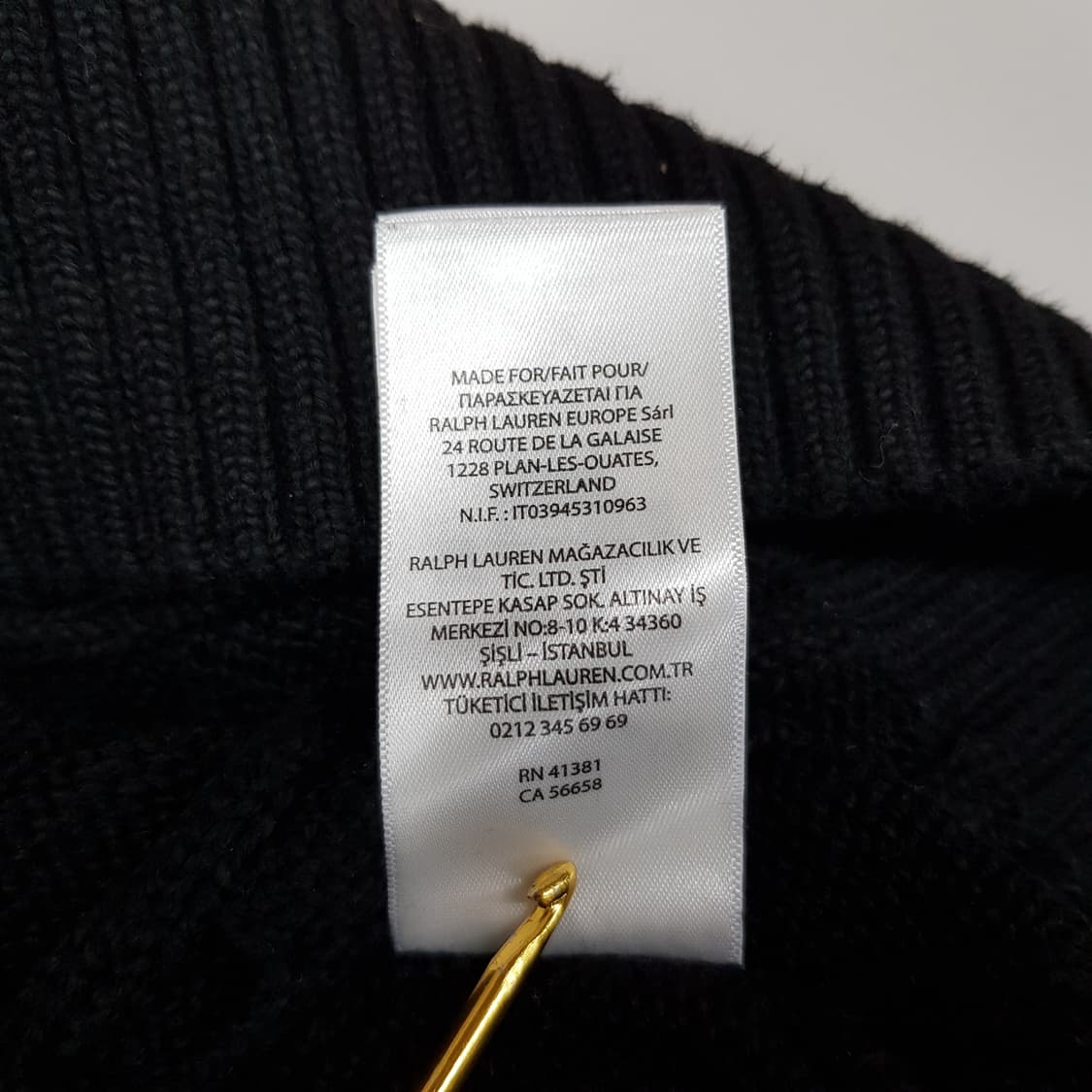폴로 랄프로렌  케이블 코튼 하프집업 니트 XS사이즈 상품이미지8