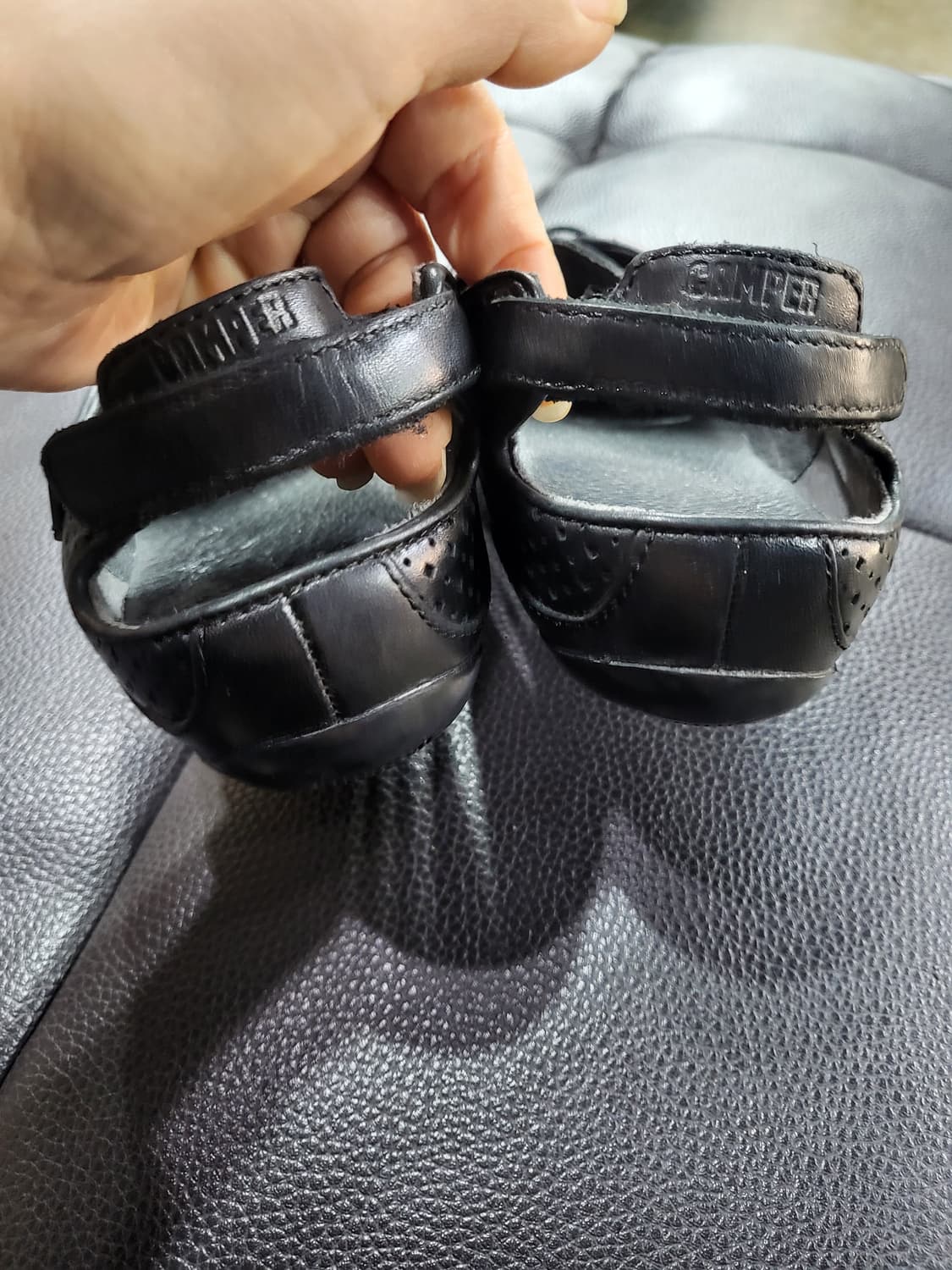 캠퍼 펀칭 가죽 샌들 상품이미지5