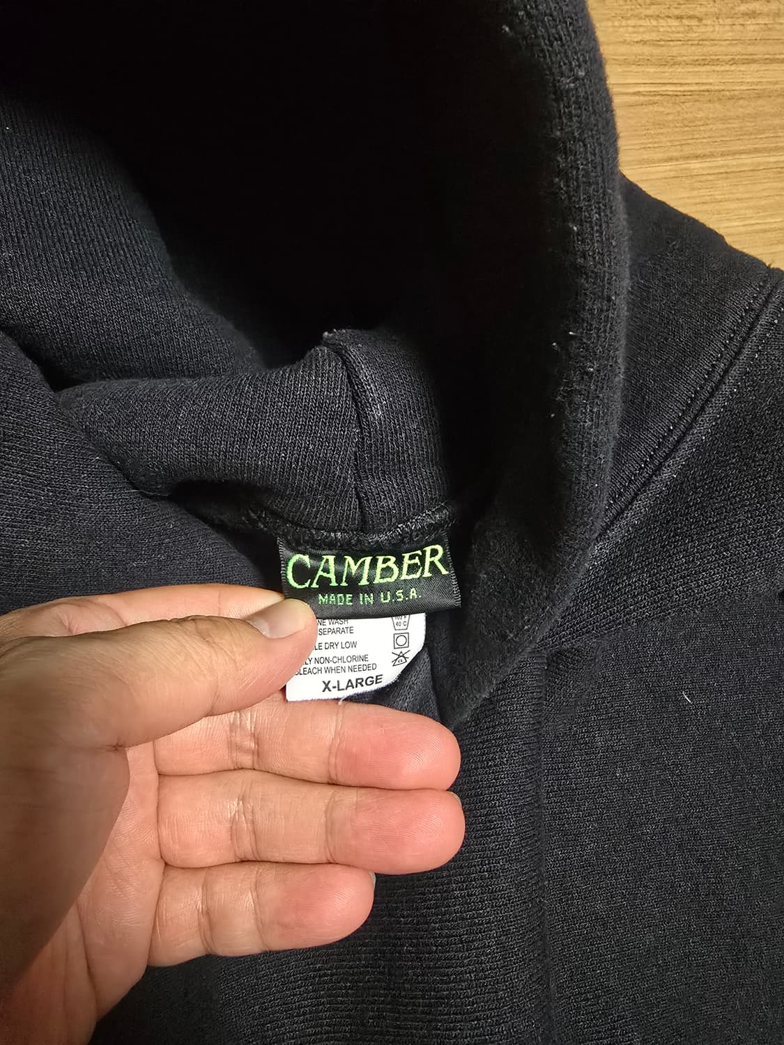 캠버 후디 네이비 XL 상품이미지2