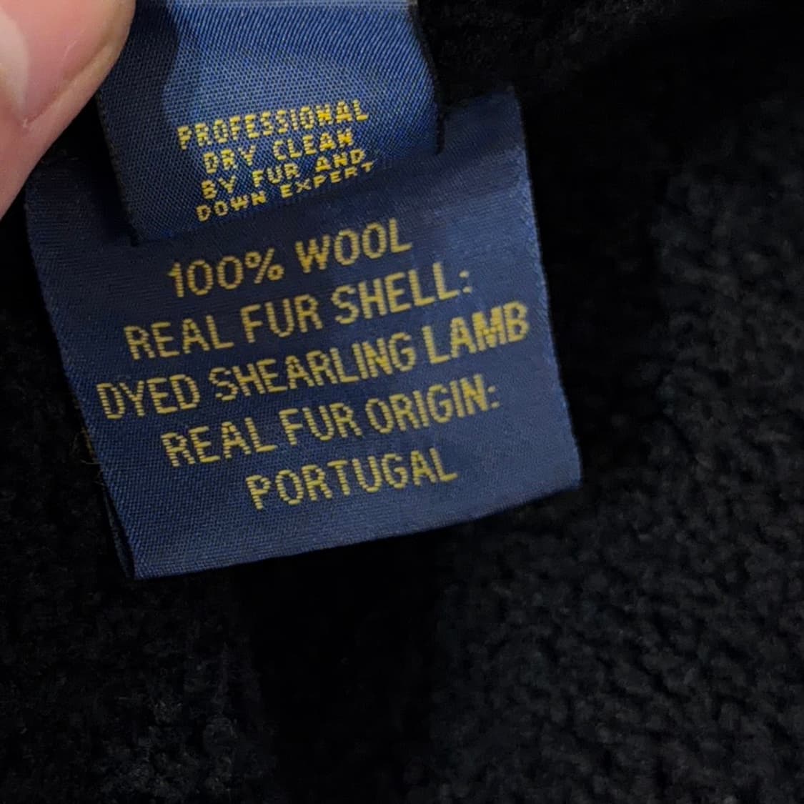 폴로 랄프로렌 B-3 리얼 퍼 레더 베스트 상품이미지10