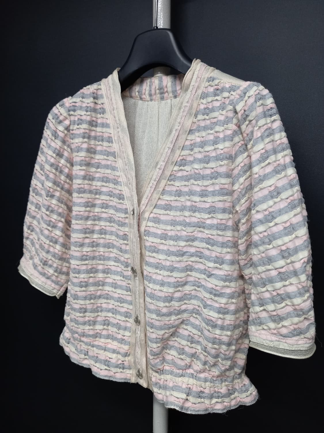 마인 MINE 춘하 레이온 숏 가디건 44.55 상품이미지5