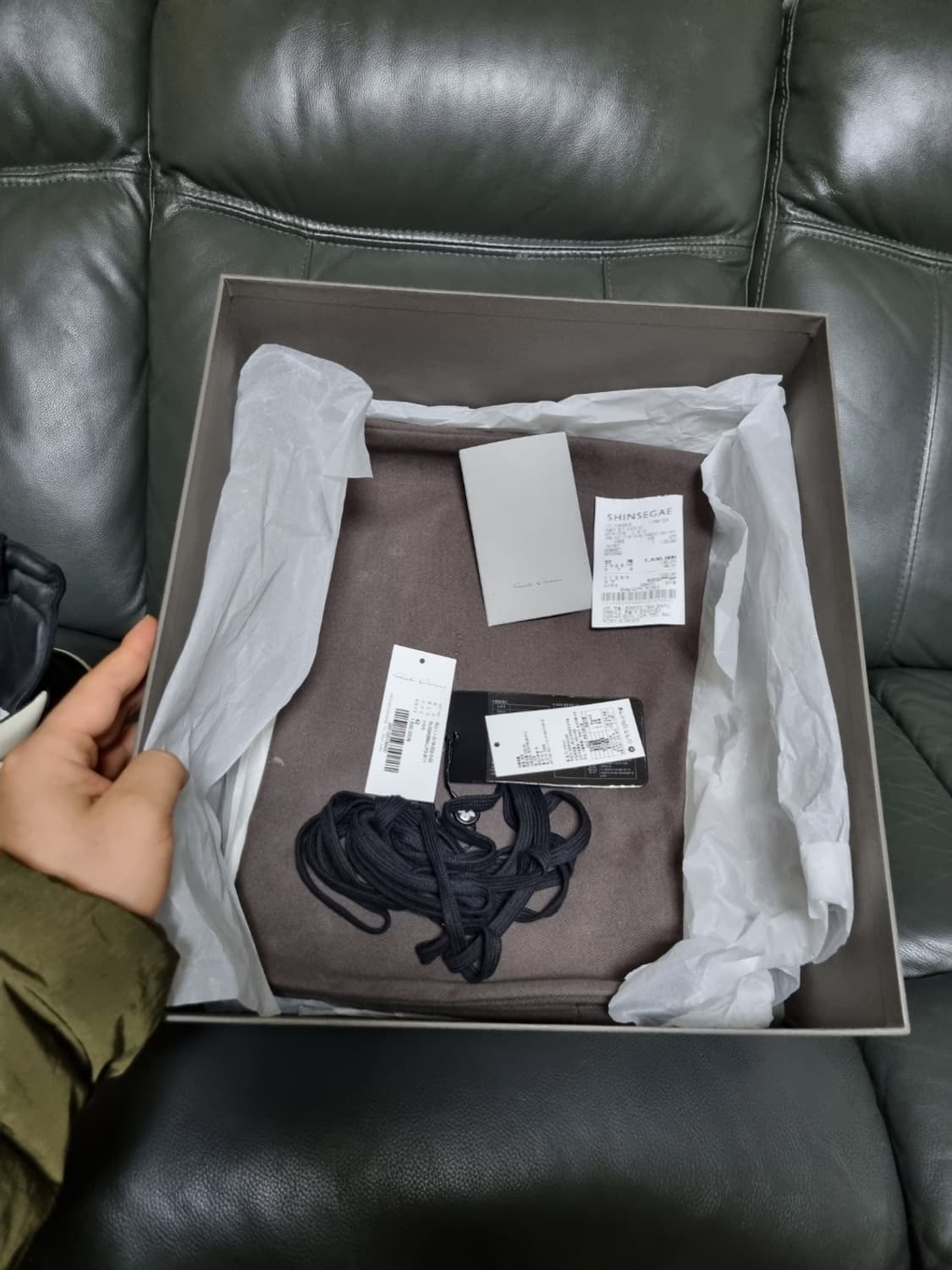 [42]릭오웬스 지오바스켓 하이 블랙 밀크 상품이미지10