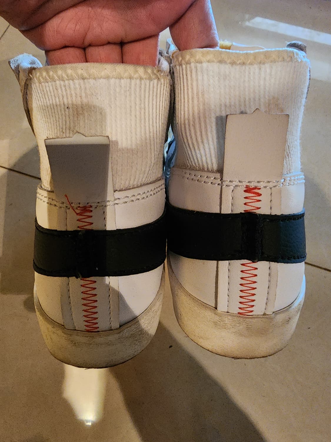 NIKE 나이키 블레이저 미드77 흰검 스니커즈 275mm 농구화 운동화 상품이미지6