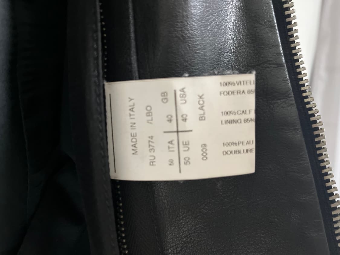 릭오웬스 레더 자켓 상품이미지5