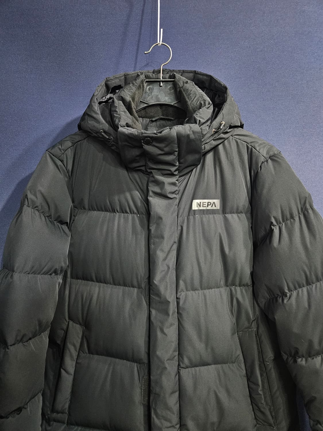 네파 블랙컬러 남성 105 덕다운 롱패딩  상품이미지7