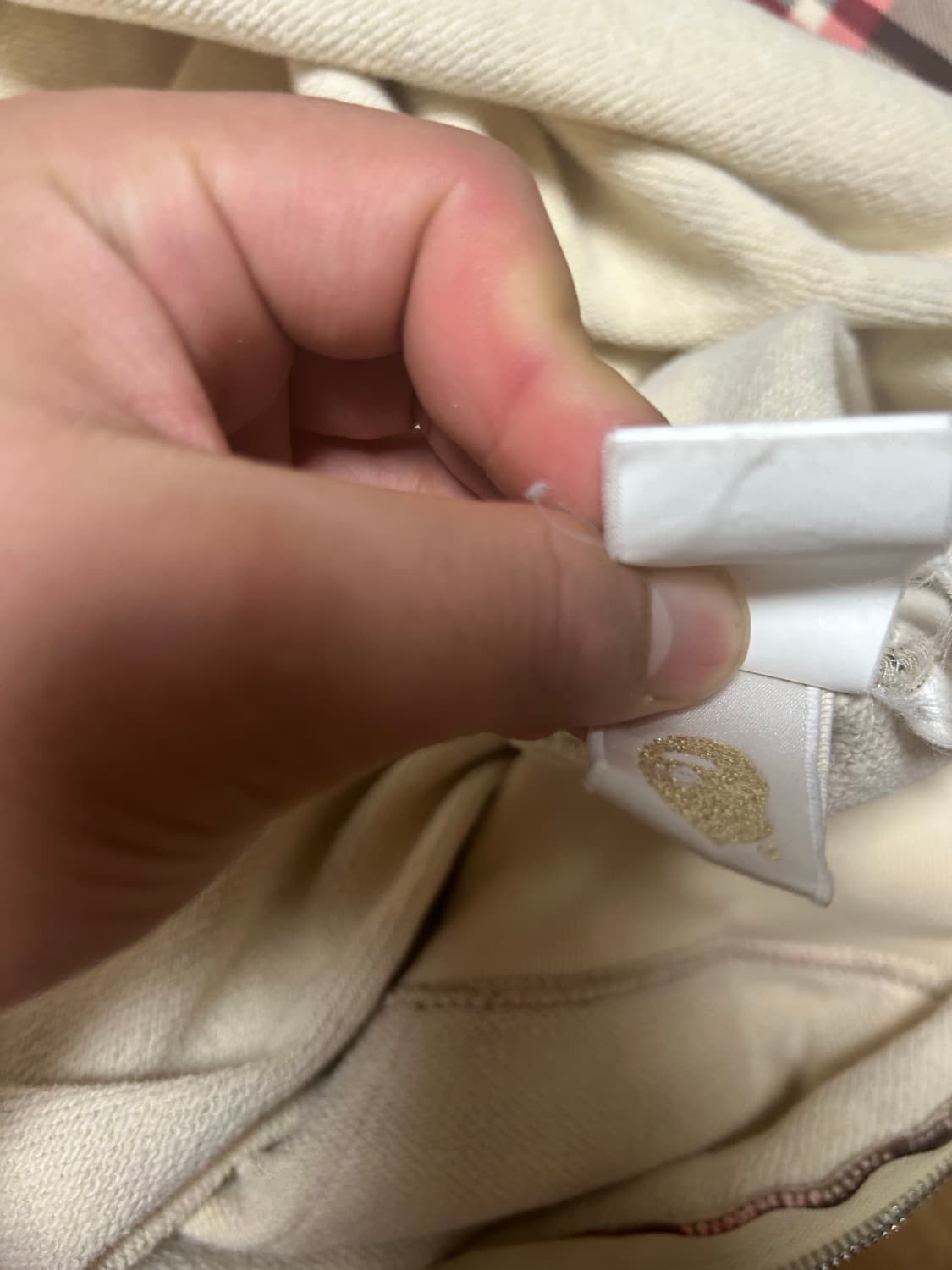 베이프 체크 샤크 후드집업L 쿨거시 네고가능 상품이미지5