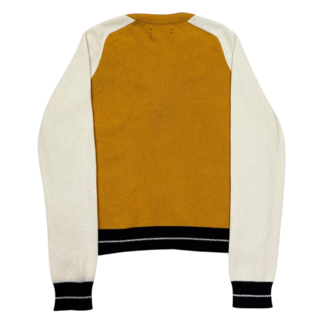 아미리 캐시미어 100 스웨터 니트 가디건 옐로우 XL 상품이미지3