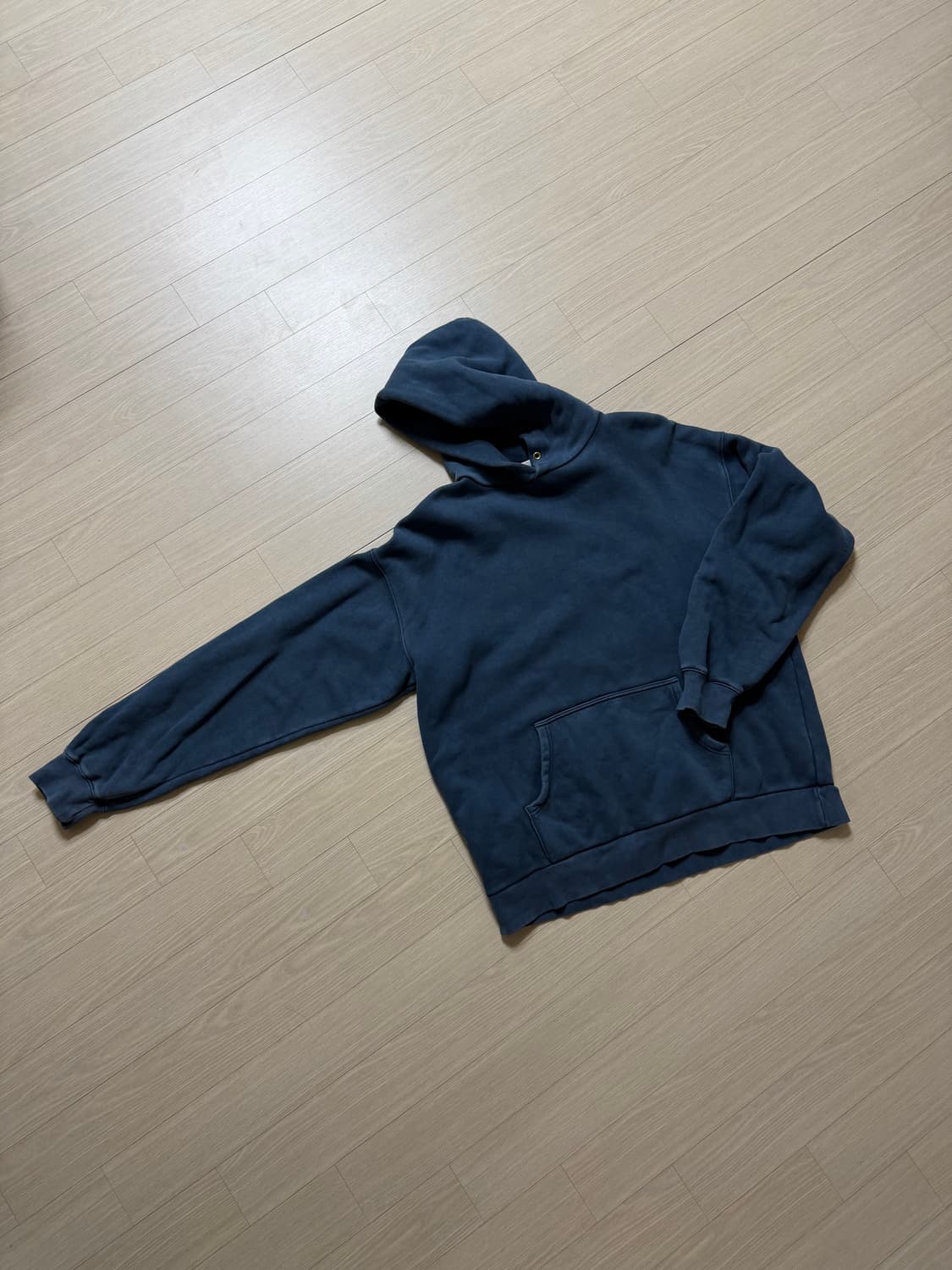 블라인드파일즈 블랭크 후드 네이비 (2) 상품이미지1