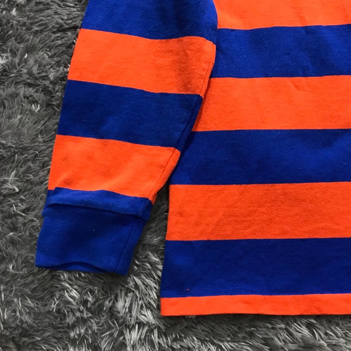 [[L(실 XL)] 폴로(POLO)랄프로렌 스트라이프 럭비티셔츠@133 상품이미지3