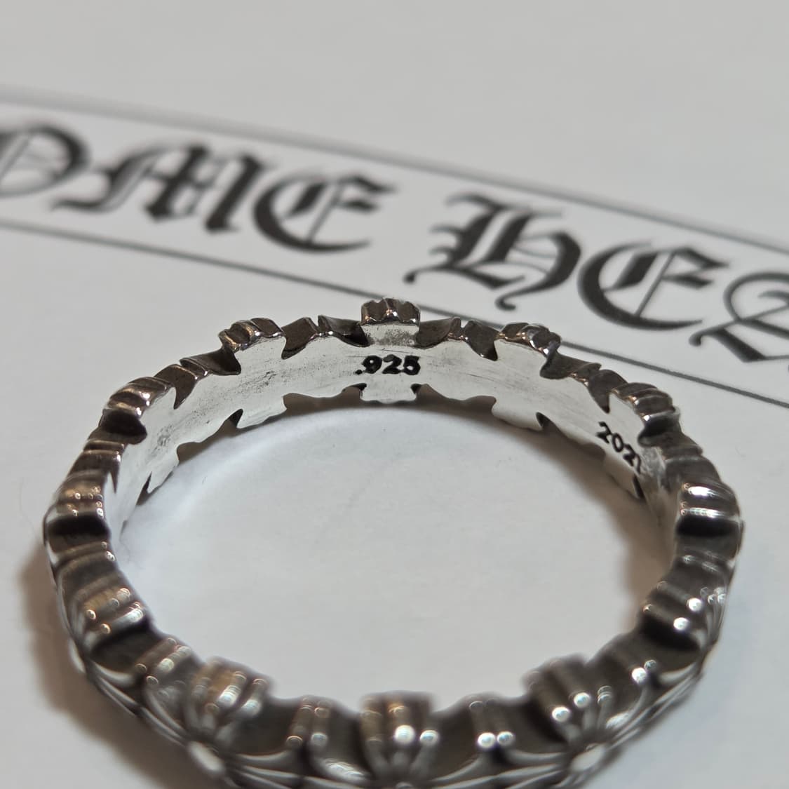 크롬하츠 타이니 E CH PLS 밴드링 US 6호 상품이미지4