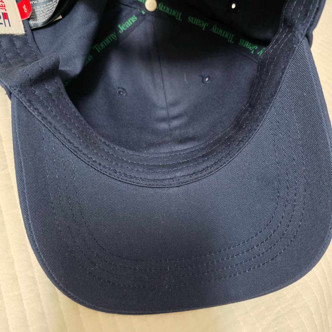 타미힐피거 빅로고 네이비 볼캡 모자 상품이미지2