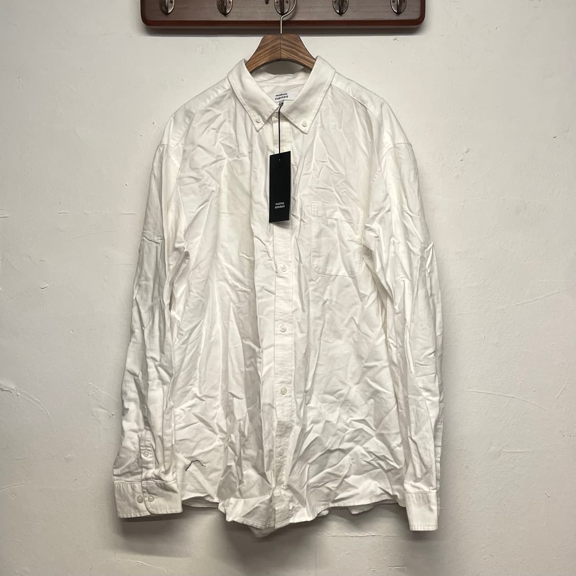 무탠다드 화이트 옥스포드 셔츠 상품이미지1