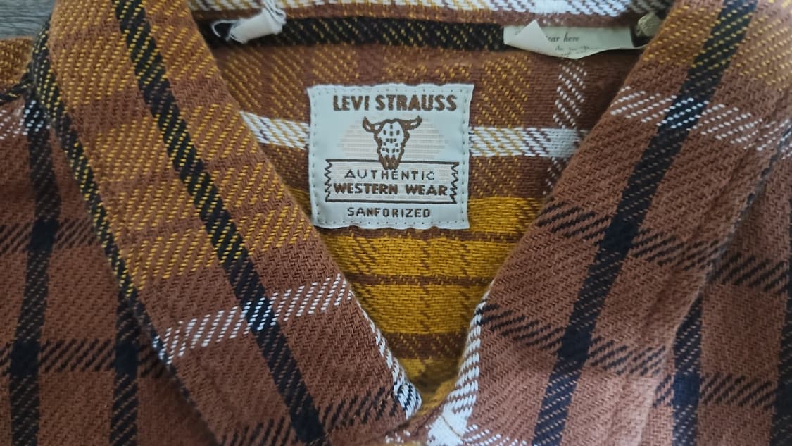 리바이스 LVC 1950'S 숏혼 셔츠 S 상품이미지4