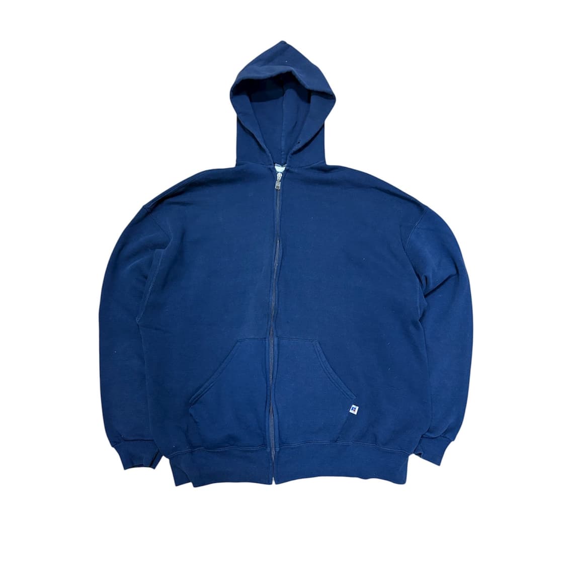90s 빈티지 러셀 후드집업 네이비 상품이미지1