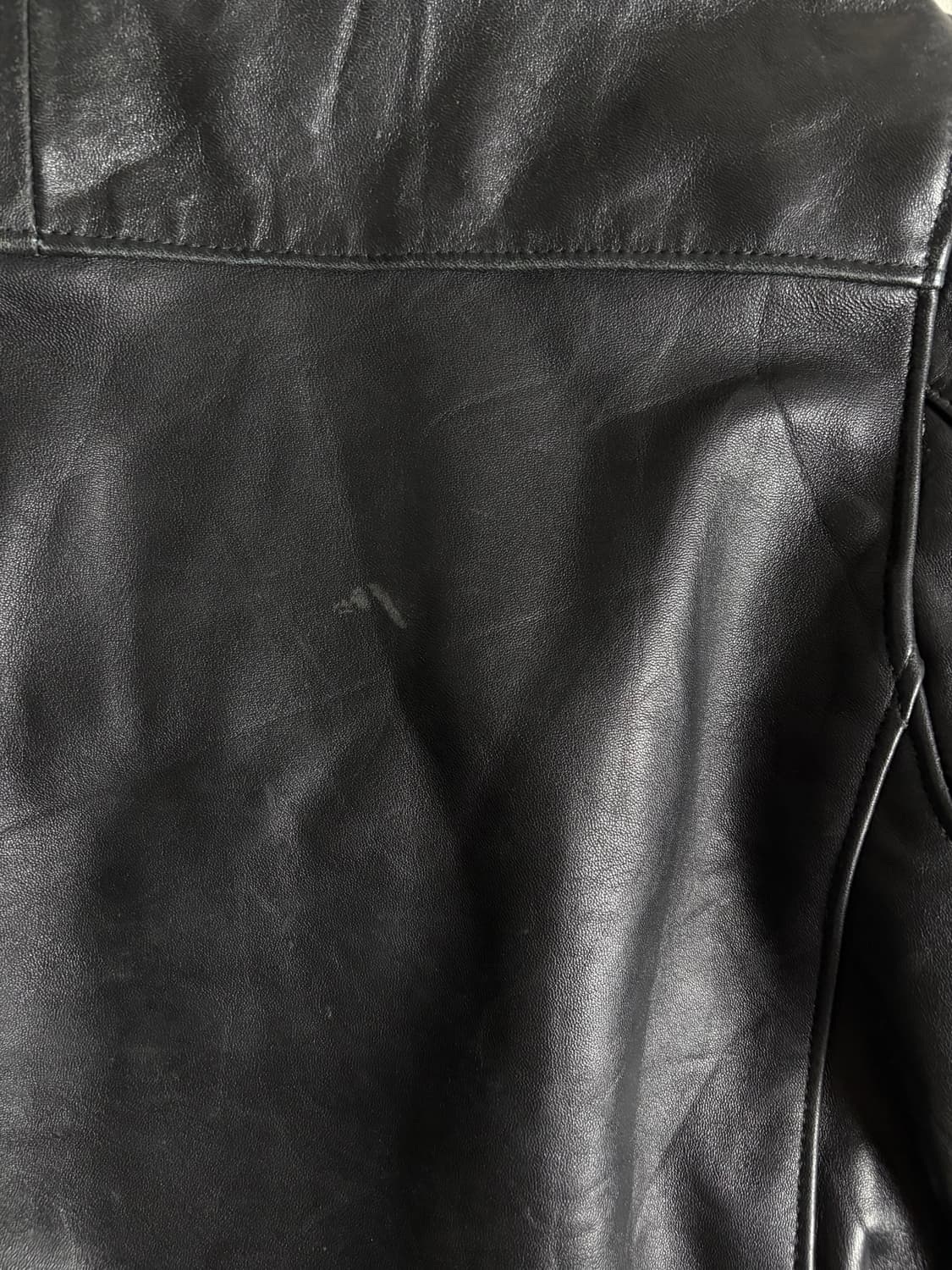 50s Sweden Tanker Genuine Leather Jacket 상품이미지9